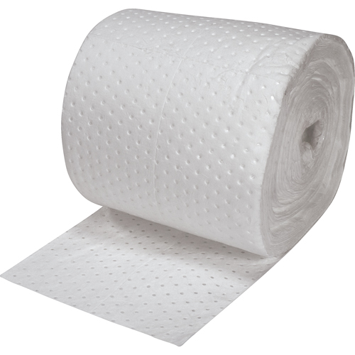 Feuilles absorbantes en fibres fines de premi&egrave;re qualit&eacute;, Lourd, 150' lo x 15" la, Absorption 25 gal. Auto-Cam