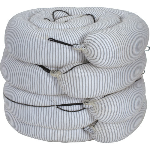 Barrage absorbant de premi&egrave;re qualit&eacute;, Universel, 10' lo x 8" la, Absorption 70 gal., 4 /pqt Auto-Cam