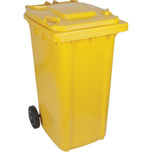 Yellow Mobile Container, Polyurethane, 63 Gallons/63 US gal. Auto-Cam