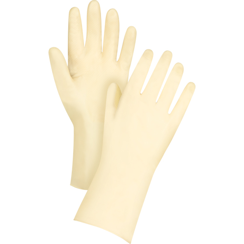 Premium Canner's Gloves, Size Small/7, 12" L, Rubber Latex, 18-mil Auto-Cam