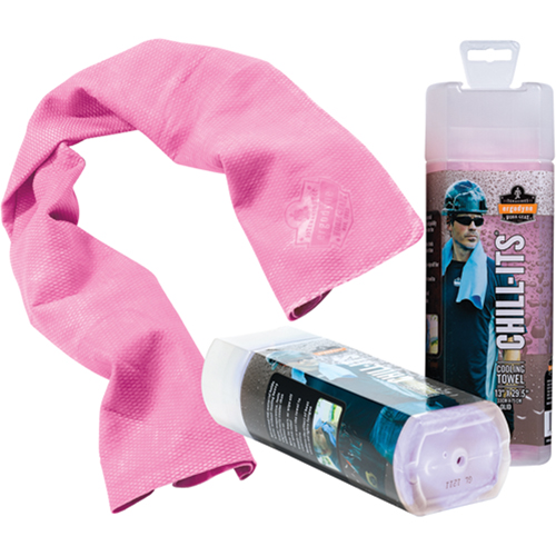 Chill-Its&reg; 6602 Cooling Towels, Pink Auto-Cam