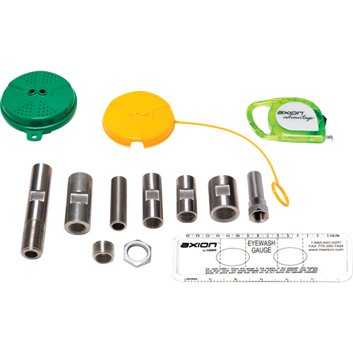 Axion Advantage&reg; Eye/Face Wash Upgrade Kit with Green ABS Plastic Eye/Face Wash Head Auto-Cam