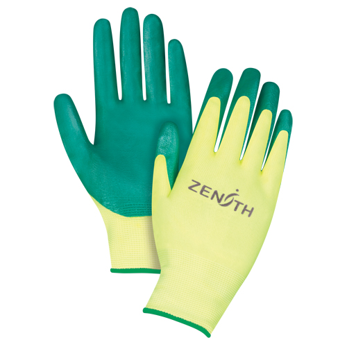 Gants de premi&egrave;re qualit&eacute; ZX-3, 8/Moyen, R&ecirc;vetement Nitrile, Calibre 15, Enveloppe en Nylon Auto-Cam