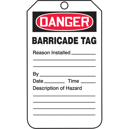 &eacute;tiquettes de s&eacute;curit&eacute;, Plastique, 3-3/8" la x 5-3/4" h, Anglais Auto-Cam