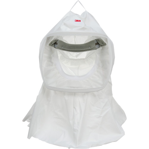Cagoule Versaflo de haute durabilit&eacute; avec coiffe int&eacute;gr&eacute;e, Grand/Moyen, Coiffe souple, Bavette Simple Auto-Cam