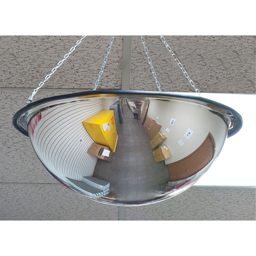 Miroir en d&ocirc;me 360°, D&ocirc;me complet, Dessus ouvert, Diam&egrave;tre 20" Auto-Cam