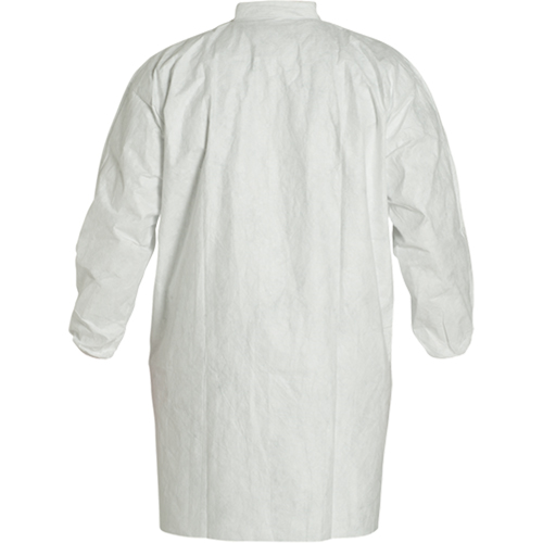 Lab Coat, Tyvek&reg; 400, White, Medium Auto-Cam