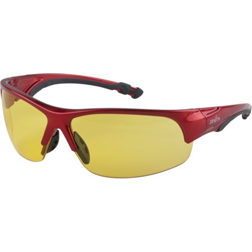 Z1900 Series Safety Glasses, Amber Lens, Anti-Scratch, Meets/Exceeds CSA Z94.3 Auto-Cam