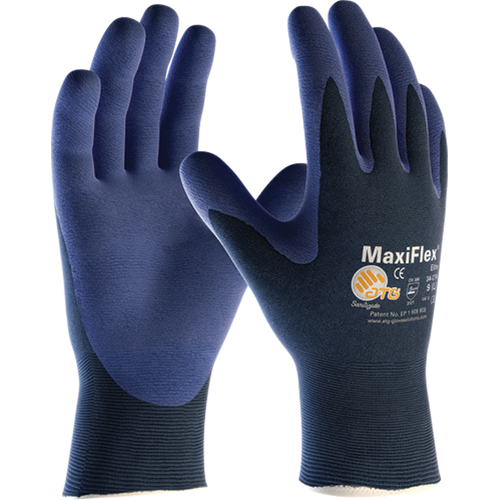Gants ATG MaxiFlex Elite 34-274, 6/T-petit, R&ecirc;vetement Mousse de nitrile, Calibre 18, Enveloppe en Nylon Auto-Cam