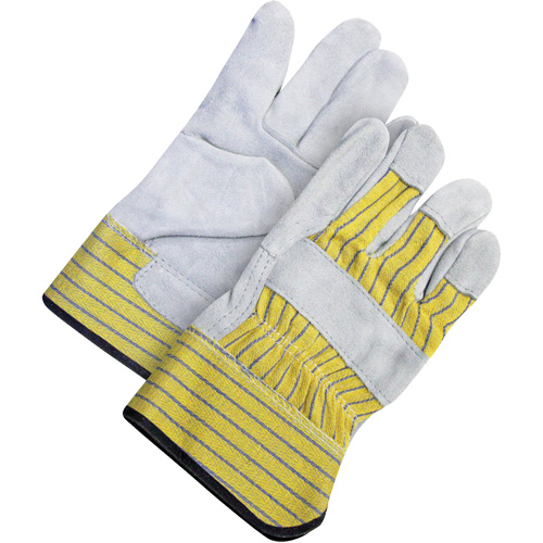 Gants d'ajusteur classiques, Taille unique, Paume en Cuir de vache refendu, Doublure en Molleton Auto-Cam