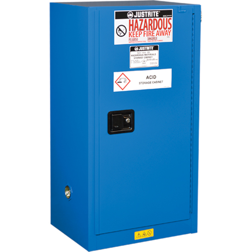 Sure-Grip&reg; Ex Hazardous Material Compac Safety Cabinets, 15 gal., 23.25" x 44" x 18" Auto-Cam