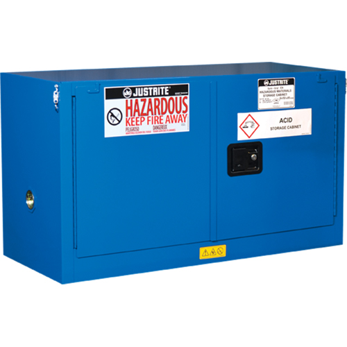 Sure-Grip&reg; Ex Hazardous Material Piggyback Safety Cabinets, 17 gal., 43" x 24" x 18" Auto-Cam