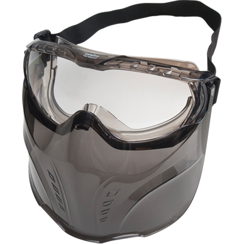 Lunettes &agrave; coques de s&eacute;curit&eacute; avec visi&egrave;re de s&eacute;rie Z2300, Lentille Transparent, Antibu&eacute;e, Ventilation Indirecte Auto-Cam