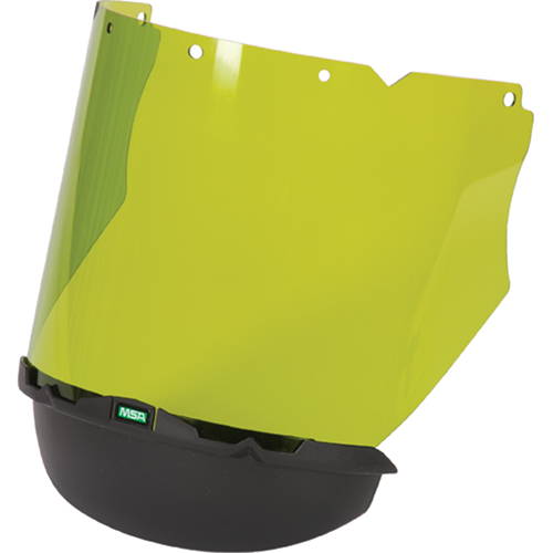 Visi&egrave;res V-Gard avec mentonni&egrave;re pour les travaux avec l'arc &eacute;lectrique, Polycarbonate, Teinte Vert Auto-Cam
