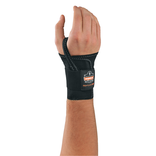 Proflex&reg; 4000 Single Strap Wrist Support - Left Hand, Elastic, Large Auto-Cam