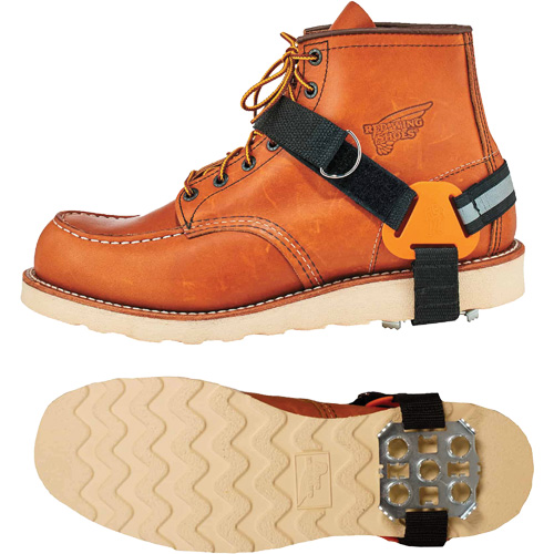 Crampons &agrave; glace de talon TREX 6315, Acier, Traction Plaque, Grand/Moyen Auto-Cam