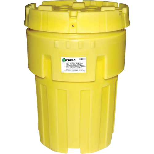 Barils de r&eacute;cup&eacute;ration en poly Plus Envirosalv , 95 gal. US, Stationnaire Auto-Cam