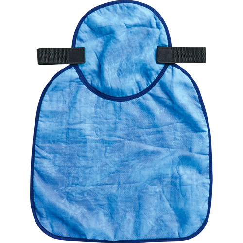 Chill-Its&reg; 6717CT Cooling Hardhat Pad & Neck Shade, Blue Auto-Cam