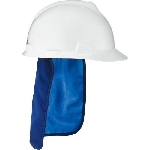 Chill-Its&reg; 6717CT Cooling Hardhat Pad & Neck Shade, Blue Auto-Cam