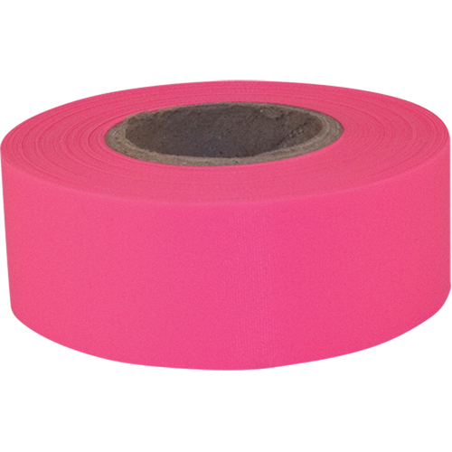 Sub-Zero Flagging Tape, 1.2" W x 150' L, Fluorescent Pink Auto-Cam