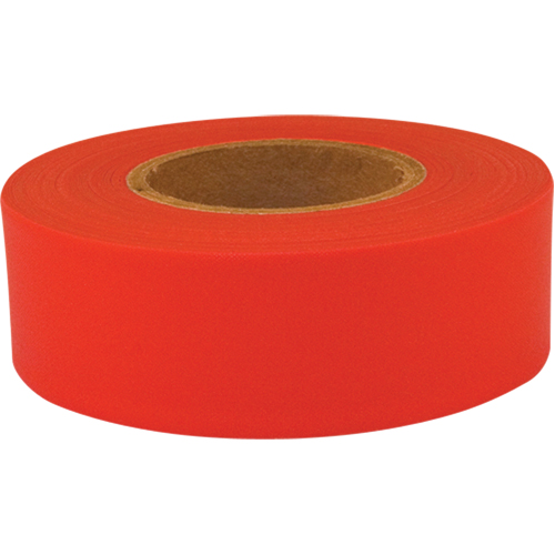 Ruban de signalisation Sub-Zero, 1,2" la x 150' lo, Rouge fluorescent Auto-Cam