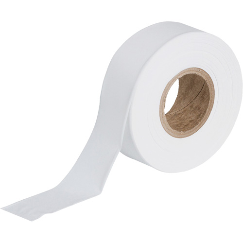 Flagging Tape, 1.188" W x 300' L, White Auto-Cam