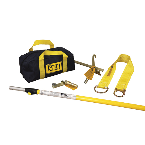 DBI-SALA&reg; First-Man-Up Remote Anchoring System, 16' L, Web Lifeline Auto-Cam