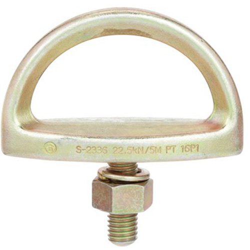 Anchorage Connector, D-Ring, Permanent Use Auto-Cam