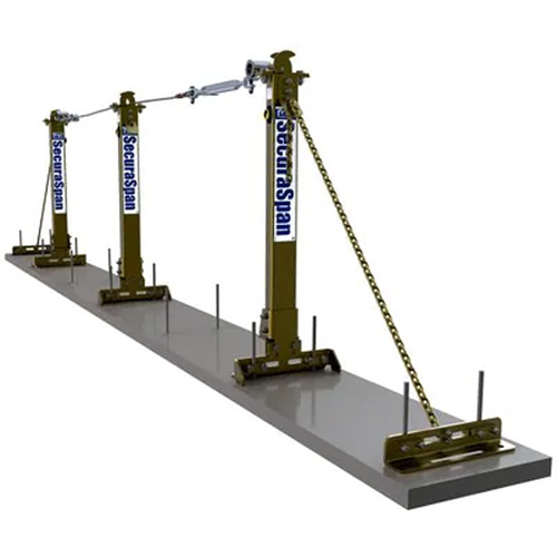 SecuraSpan Loop Rebar Horizontal Lifeline System Auto-Cam