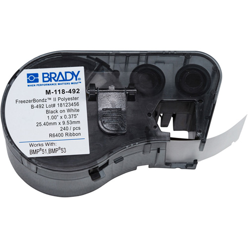 Low Temperature Label Maker Cartridge, Black Auto-Cam