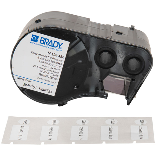 Low Temperature Label Maker Cartridge, Black Auto-Cam