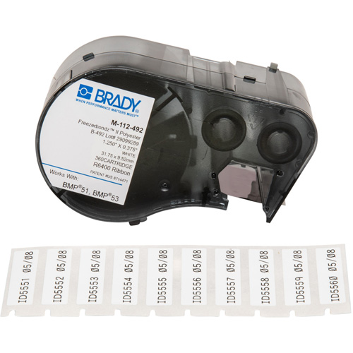 Low Temperature Label Maker Cartridge, Black Auto-Cam