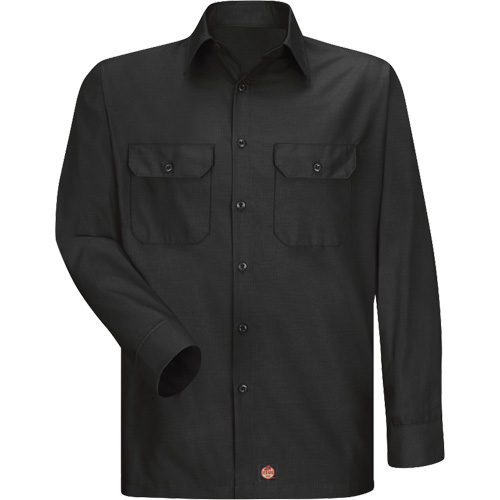 Chemise &agrave; manches longues en tissu ind&eacute;chirable, Hommes, 3T-Grand, Noir Auto-Cam