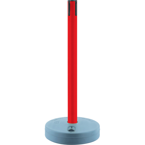 Outdoor TensaBarrier&reg; - Receiver Posts, 37" High, Red Auto-Cam