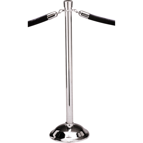 Portable Posts, 39" High, Polished Chrome Auto-Cam