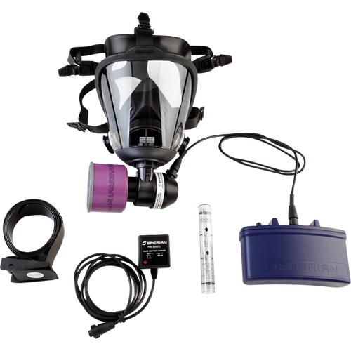 PR500 Series Face Mount PAPR, Facepiece Respirator, NiCd Battery Auto-Cam
