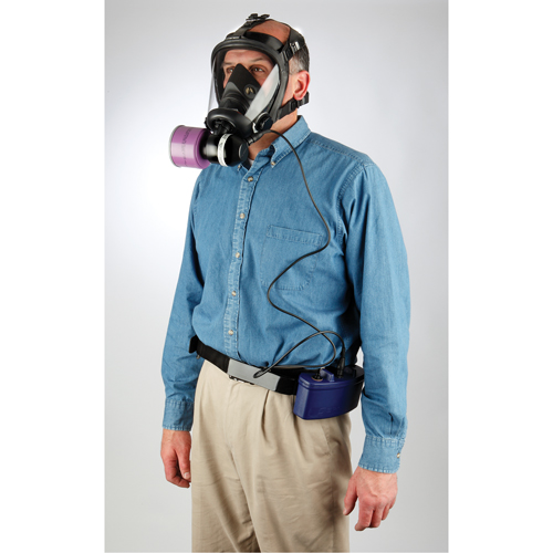 PR500 Series Face Mount PAPR, Facepiece Respirator, NiCd Battery Auto-Cam