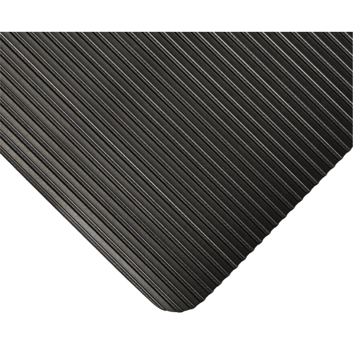 KleenSweep Mat No.391, Runner, 3' x 105' x 1/8", Black Auto-Cam