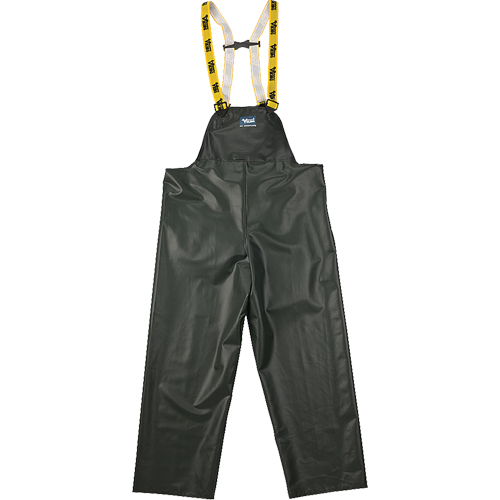 Pantalon de pluie &agrave; bavette Journeyman r&eacute;sistant aux produits chimiques, 3T-Grand, Vert, Polyester/PVC Auto-Cam