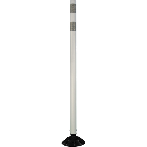 Impact Resistant Delineator, 36" H, White Auto-Cam