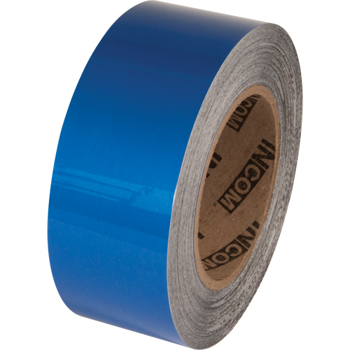 Ruban de marquage pour plancher Tuff Mark, 4" x 100', Polyester, Bleu Auto-Cam
