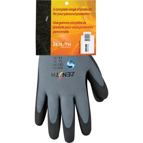 ZX-30° Premium Coated Gloves, 8/Medium, PVC Coating, 15 Gauge, Nylon Shell Auto-Cam