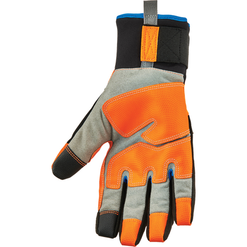 Gants utilitaires thermiques haute visibilit&eacute; performants et &eacute;tanches ProFlex 818WP, Paume Polyur&eacute;thane, Taille Petit Auto-Cam