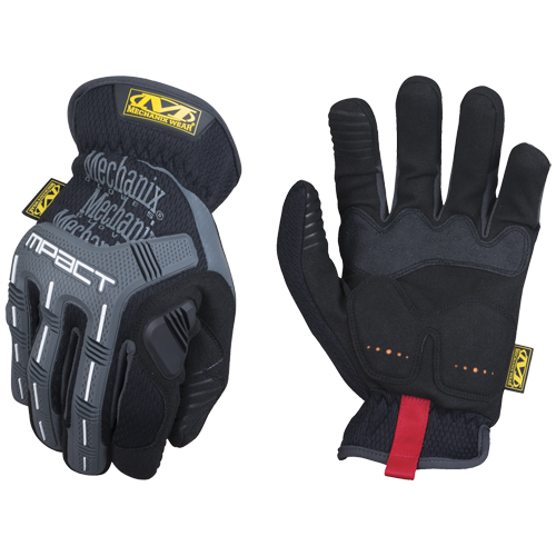 Gants M-Pact, Petit, Paume en Cuir fleur, Poignet &agrave; enfiler Auto-Cam