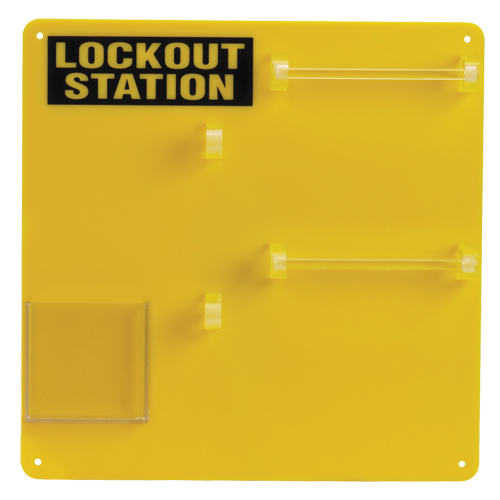 Lockout Board, 12 Padlock Capacity, Padlocks Not Included Auto-Cam