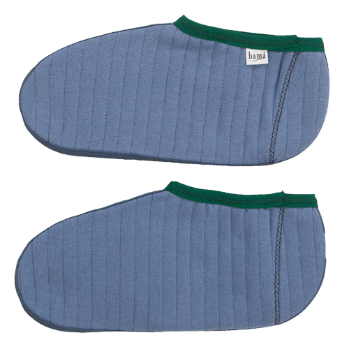 Chaussons pour bottes en caoutchouc, Hommes, T-Grand, Bleu/Vert, Coton/Molleton Auto-Cam