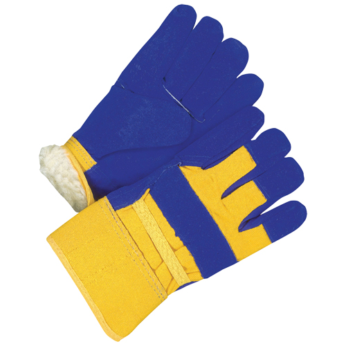 Gants d'ajusteur pour femmes, Dames, Paume en Cuir fleur de vache, Doublure en Coton Auto-Cam