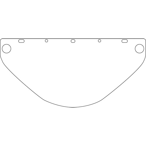 Visi&egrave;re d&eacute;coup&eacute;e &agrave; l'emporte-pi&egrave;ce Dynamic, PETG, Teinte Transparent Auto-Cam