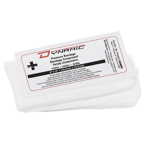 Dynamic Compress Bandage In Box, 4" L x 4" W Auto-Cam