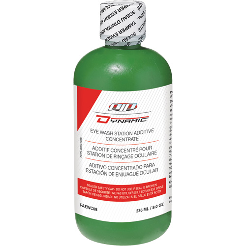 Dynamic Eyewash Additive Concentrate, Full Bottle, 8 oz. Auto-Cam